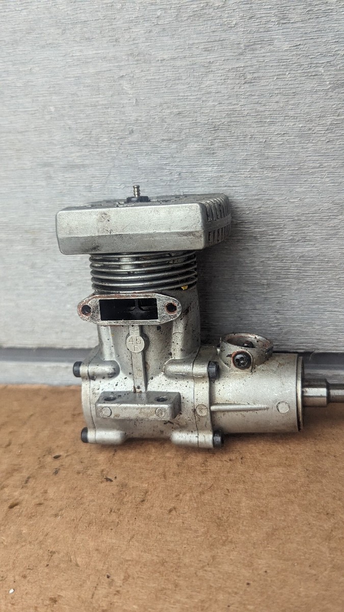 OS MAX 45 F MAX R/C NITRO MODEL AIRPLANE ENGINE FOR PARTS OR