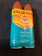 2 pk OFF Family Care Insect Mosquito Repellent Spray w/ Deet 4oz J1 
