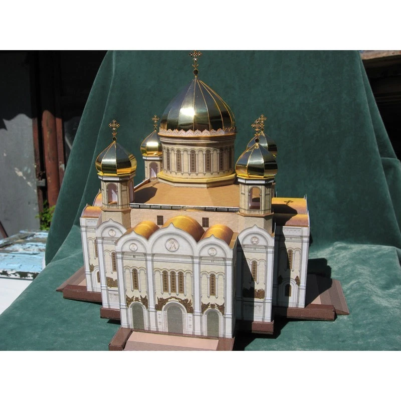 OREL 062 - 1/400 Paper model kit Architecture the Temple "Christ the Saviour" - Image 3 of 4