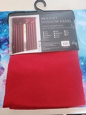 Bridget Window Panel 52'w X 84' L Burgundy