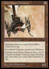Magic the Gathering MTG Iron-Heart Chimera (146) Visions   LP