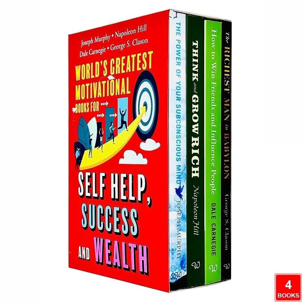 Wilco Books World’s Greatest Motivational Books For Self Help, Success & Wealth 4 Books Collection Box Set - Non Fiction - Paperback - Image 6