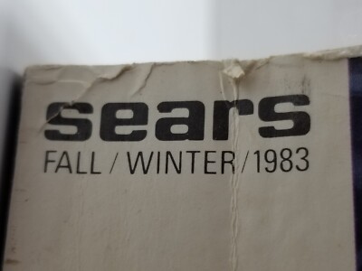 Vintage Sears Catalog Fall Winter 1983 Original Inserts Midwest