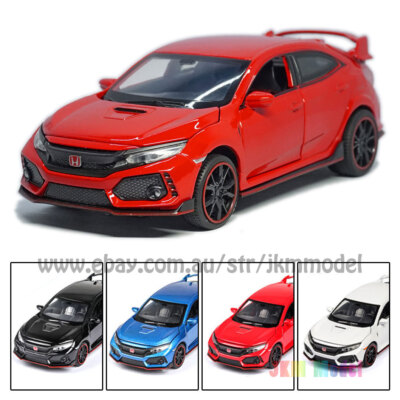 1:32 Honda Civic Type R Model Car Alloy Diecast Toy Vehicle Collection Kids Gift