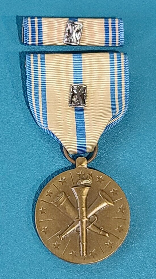 Air Force Armed Forces Reserve Medal & Ribbon Bar Silver Hourglass