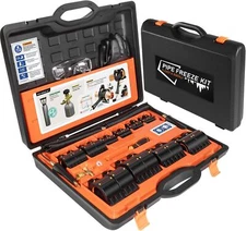 CST2 General Cold-Shot Pipe Freeze Kit, Small, Black and Orange