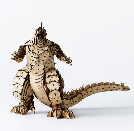 Bamboo Art wa-gu-mi Godzilla (2023) Craft Puzzle Figure Japan