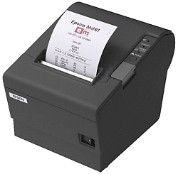 EPSON TM-T88V POS BON PRINTER - M244A - ZWART - Afbeelding 1 van 1