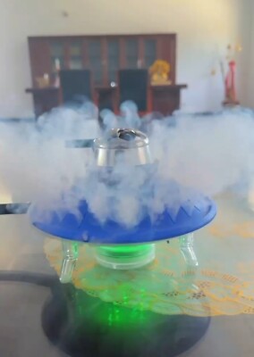 Blue UFO LED Hookah Shisha lights w remote  top quality light durable efficient