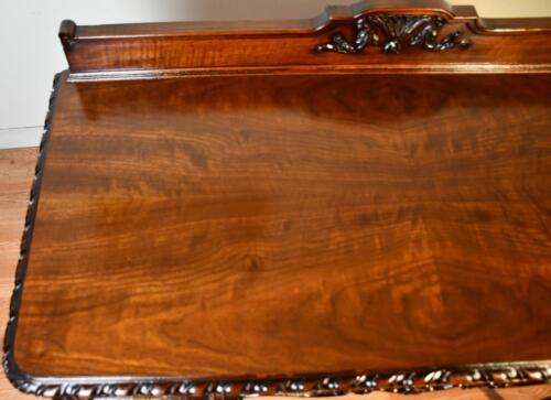 1920 Antique Queen Anne carved Walnut Server / Buffet - Picture 3 of 11