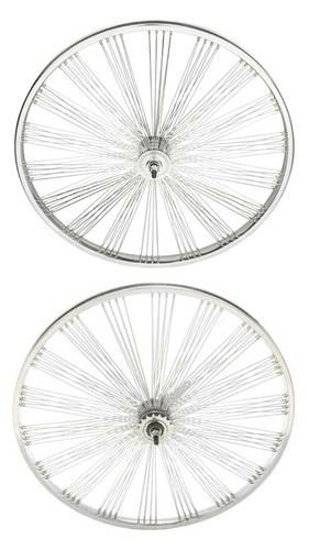 ORIGINAL LOWRIDER 26" FRONT OR COASTER FAN WHEEL DAYTON 144 SPOKE 14G 3/8 AXLE. - Picture 1 of 3