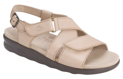 SAS Shoes Women's Huggy Comfort Sandal Truffle Beige Tan Many Sizes & Widths NEW