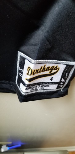 NCAA Long Beach State Dirtbags B'ball BUTTON Jersey Skull Bones DeMarini Mens S - Picture 2 of 3