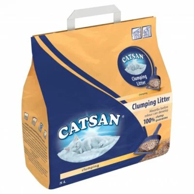 Catsan Cat Litter Ultra Clumping 5L Hygiene Moisture Granules Economical Clean