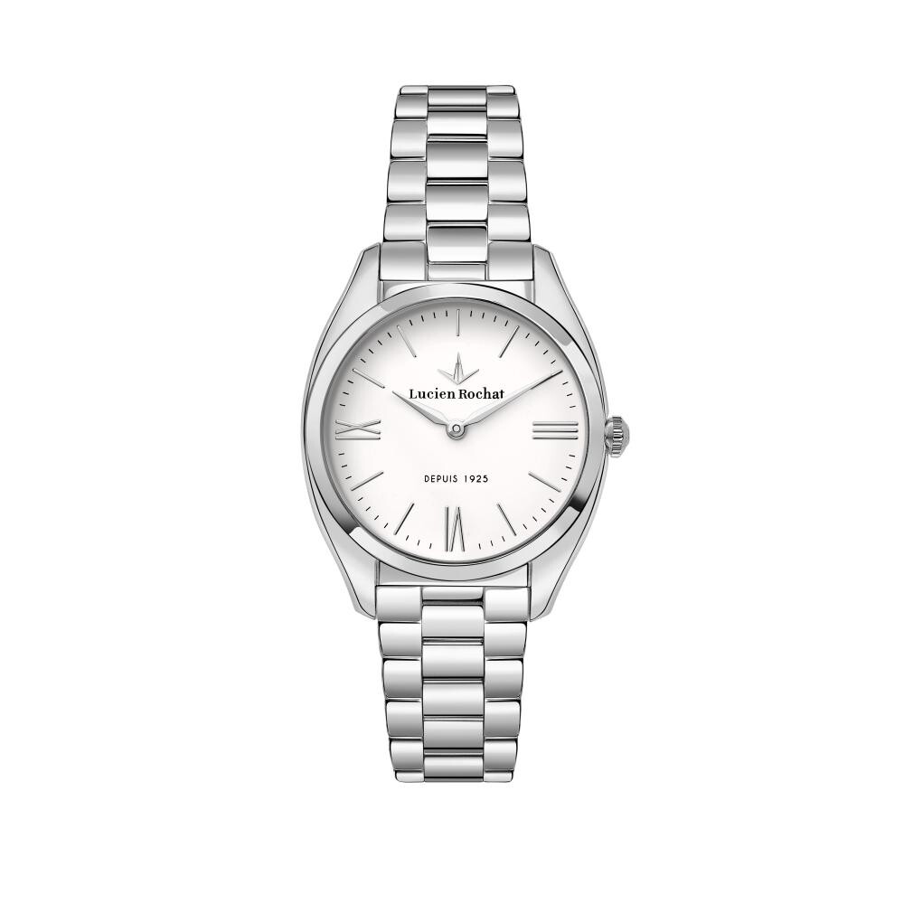 Orologio LUCIEN ROCHAT donna Mademoiselle acciaio / bianco R0453120505