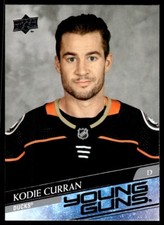 2020-21 Upper Deck Young Guns Kodie Curran Rookie Anaheim Ducks #708 R30