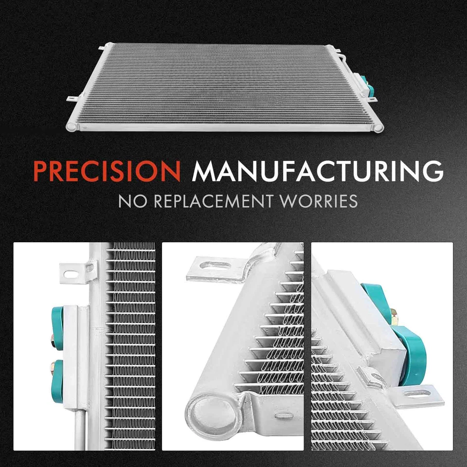 Kit de montaje de condensador de CA y ventilador de refrigeración único para Jeep Grand Cherokee 1999-2003 Foto 4 de 4