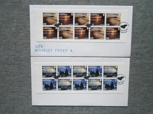 Guernsey 2010 Guernsey Abstract First Day Covers (from booklets of 100_