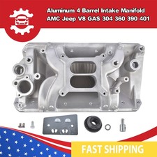Aluminum Dual Plane 4 Barrel Intake Manifold For 70-91 Amc Jeep Cj5 Cj6 Cj7 7531 Aluminum Dual Plane 4 Barrel Intake Manifold For 70-91 Amc Jeep Cj5 Cj6 Cj7 7531