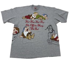 Vtg 90s Disney Snow White Seven Dwarfs T-Shirt MADE IN USA 3XL Big Print Rare
