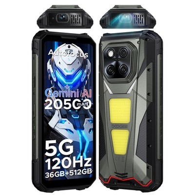 DOOGEE V MAX Play 5G Projektor Outdoor Smartphone 36GB+512GB 20500mAh Handy Neu