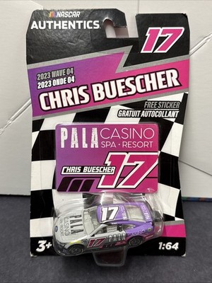 2023 Chris Buescher #17 Pala Casino NASCAR Authentics Wave 4 1/64 Diecast NEW