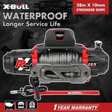 X-BULL Electric Winch 14500LBS 13500LB Synthetic Rope 4WD Trailer 12V Top-rated