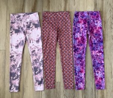 Athleta Girl Youth High Rise Chit Chat Leggings, Athletic, Medium 8-10