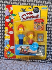 Playmates Toys The Simpsons World of Springfield Rod & Todd Flanders Figures