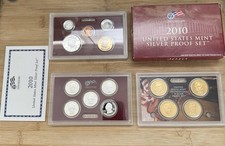 2010 Silver Proof Set U.s. Mint Original Government Packaging Ogp Coa