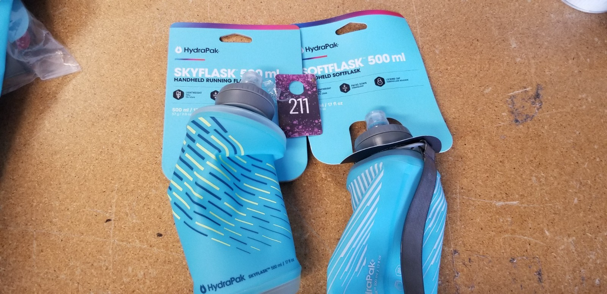 Set of 2 HydraPak SkyFlask 500ml Handheld Flexible Running