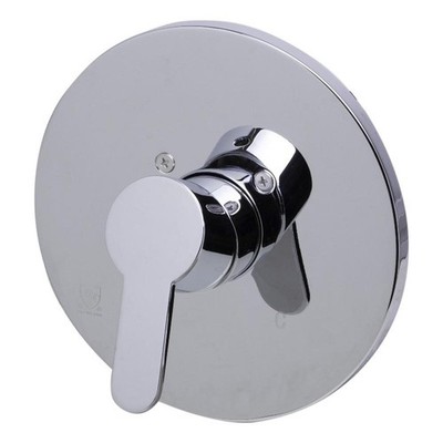 ALFI brand AB3001-PC Chrome Shower Valve Mixer with Rounded Lever Handle
