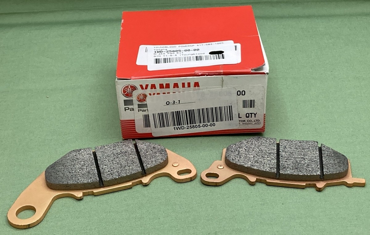 паachan品 NEW GENIUNE YAMAHA 1WD-25805-00 Brake Pad Kit | eBay