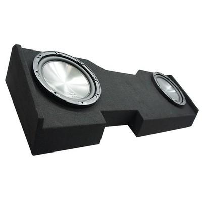 Harmony HA-R104 10'' Subwoofer Fits 14-18 Chevy Silverado Crew Cab Dual Sub Box