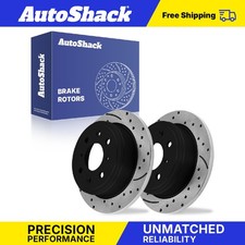 Rear Drilled Slotted Brake Rotors for Acura Integra Honda Civic del Sol
