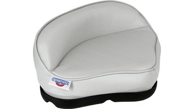Springfield Pro Stand-Up Fishing Seat 1040216 Marine Grade Vinyl White/Black Bas