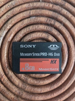 Sony Memory Stick Pro Duo Magic Gate 8 GB MS-HX   used   PSP HG Duo HX