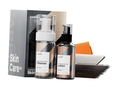  Skincare Leather Kit: Car Leather Cleaner, Leather Conditioner, Brush & Towel 