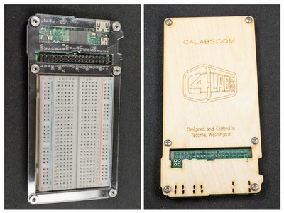 Raspberry Pi Zero v1.3 with C4Labs Breadboard Case