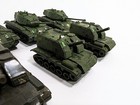 1:87 VINTAGE LOT OF 9 ROCO UNITED STATES MINIATURE ARMOR & TANK MODELS — photo 3