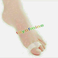 2x Silicone Gel Bunion Toe Separator Corrector Hallux Valgus Guard Foot US