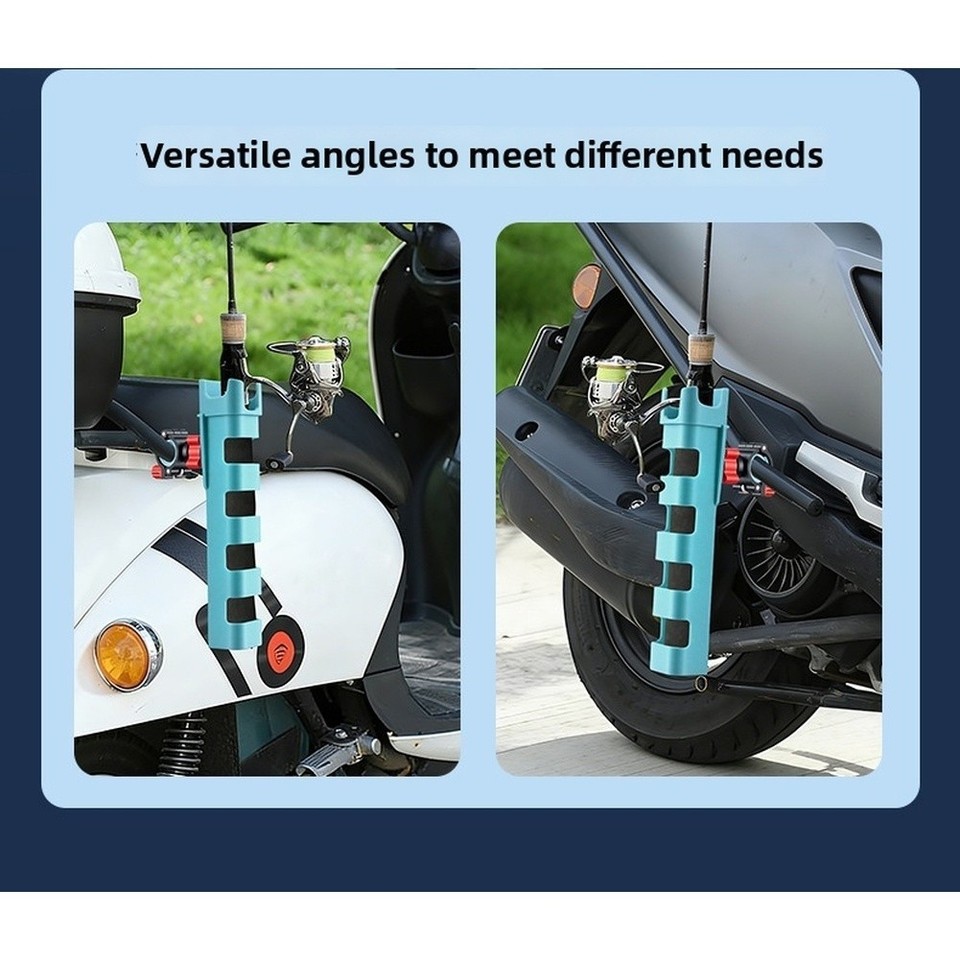 Quick-Release Fishing Rod Holder for Motorcycle E-Bike Scooter 17 to ...