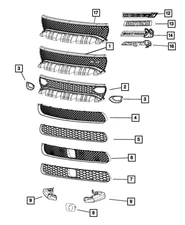 Genuine Mopar Dodge Nameplate Left 68420601AA