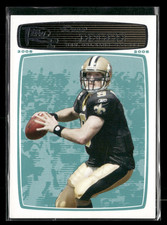 2008 Topps Rookie Progression Football Card #1 Drew Brees