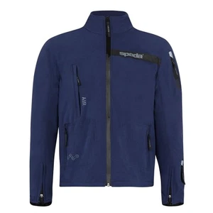Spada Commute Ce Textile Motorcycle Jacket Waterproof Mens Blue