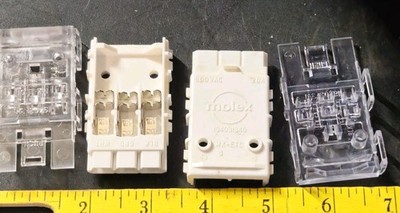 QTY-2 (16-14 AWG) SELF CONTAINED 19403-1310 MOLEX POWER CONNECTOR  2 pc Lot