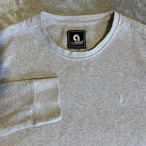 Akademiks Men's Gray Long Sleeve Sweater Medium Embroidered Logo