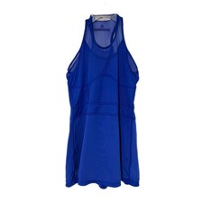 Stella McCartney X Adidas Mesh Tennis Dress With Bra Size L Royal Blue