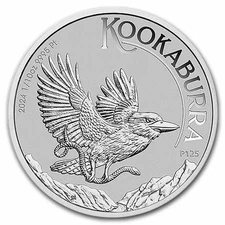 2024 Australia 1/10 oz Platinum Kookaburra BU