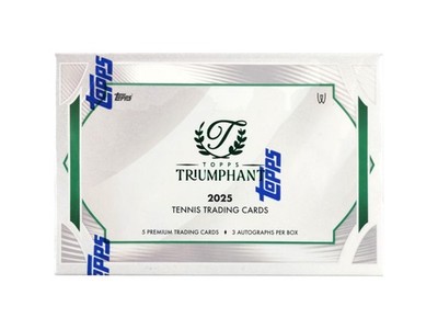2025 TOPPS TRIUMPHANT TENNIS HOBBY BOX